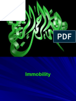 immobility- مسجله