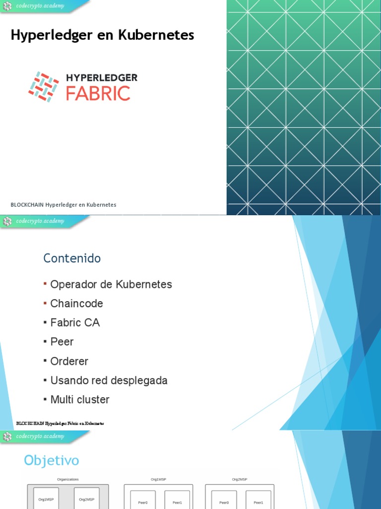 Hyperledger Slides PDF Software Gestión de tecnología