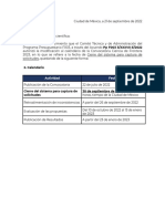 Modificacion Al Calendario CF2023