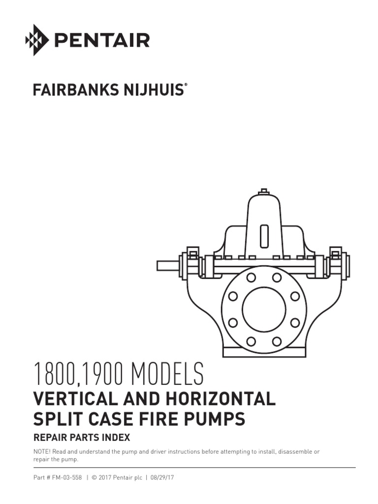 Repair Parts Index 1800F 1900F | PDF | Bearing (Mechanical) | Equipment