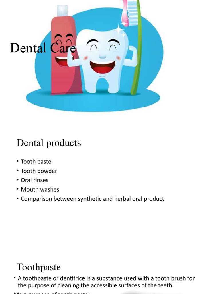 Dental Products PDF Mouth Health Sciences