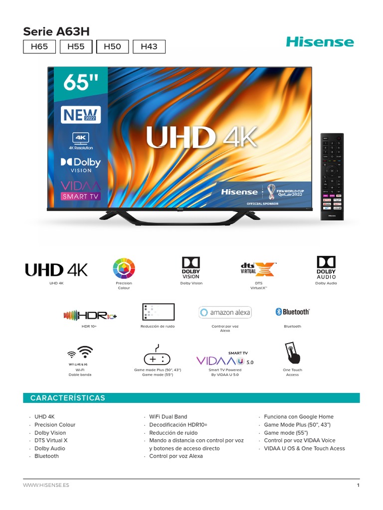 hisense-ficha-tv-a63h-es-pdf-tecnolog-a-de-cine-y-video-multimedia