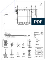 Planta Cimientos + Columnas: Escala 1:75