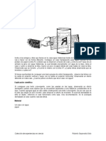 Agua mágica invierte letras con efecto óptico de