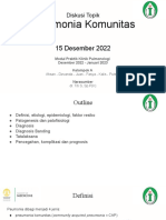 Diskusi Topik Pneumonia Komunitas 15 Desember 2022
