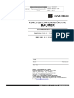 Manual de Instalação Reprocessador Ultrassônico RU Baumer