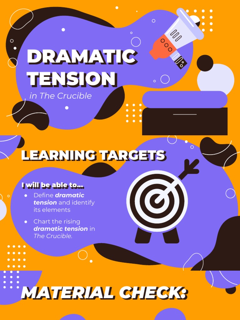 Dramatic Tension in The Crucible | PDF | History