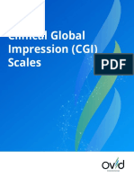 Assessing Global Functioning with CGI Scales