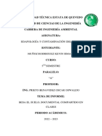 Informe 1 - Edafología y Contaminación Del Suelo - Muñoz Kevin