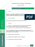 Procedimentos de Trabalho Seguro em Espaços Confinados