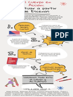 Infografía Proceso Dibujo A Mano Amarillo Gris y Negro