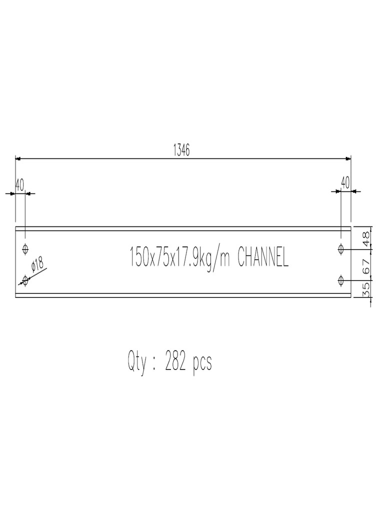 C Channel 150 X 75 X 6.5