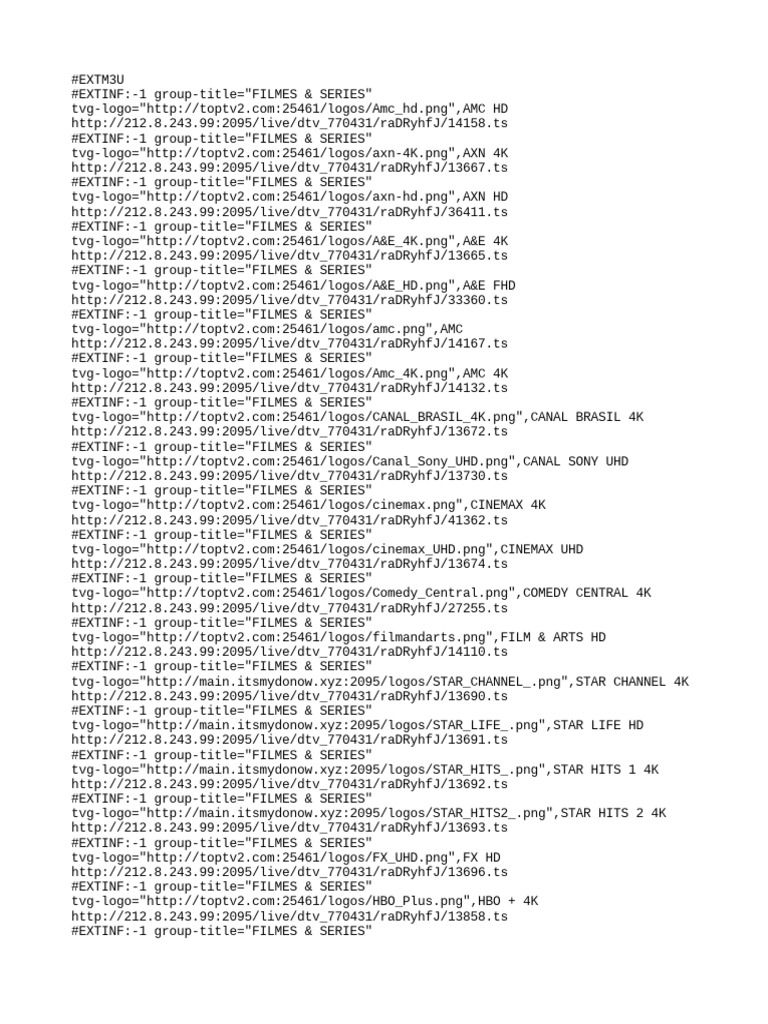 Iptv M3u8 PDF Broadcasting Companies Of The United States
