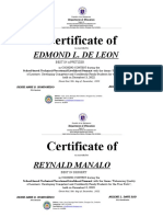 Sample Certificate