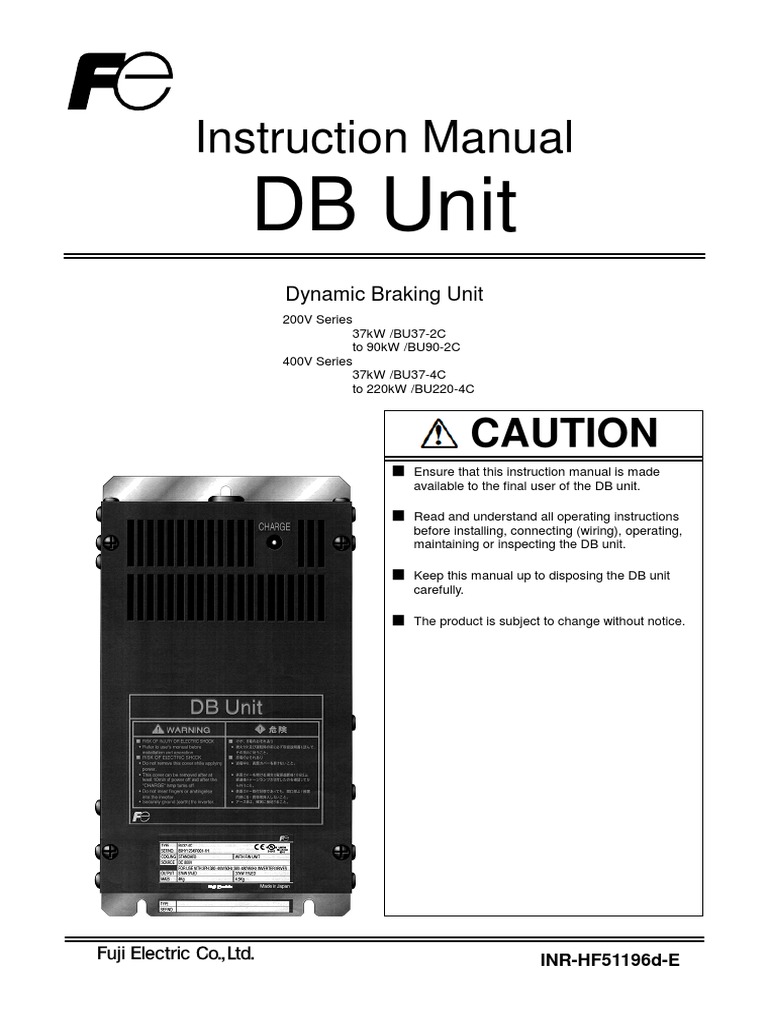 dynamic brake unit PDF Power Supply Direct Current