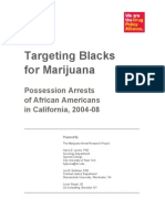 Targeting Blacks for Marijuana Possession Arrests of African Americans in California, 2004-08 --Drug Policy Alliance