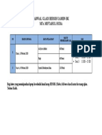 Jadwal Gladi