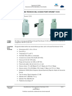 Especificaciones Tecnicas Del Access Point Aironet 1121g