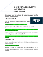 Nuestra Conducta Excelente Impulsa Al Prójimo A