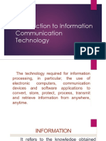 CHAPTER 1 Introduction To Information Communication Technology
