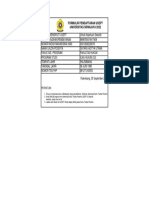 Formulir Pendaftaran Usept Universitas Sriwijaya 2022: Perhatian