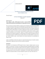 Tierra, Finanzas y Poder. Malversación de Recursos o Rescate de Empresas Por Parte de Agencias de Cooperacion Internacional