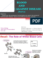 F4 Biology - Blood and Defence Against Disease (Part 2)
