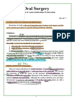 Oral Surgery: Indication & Contra-Indication of Extraction
