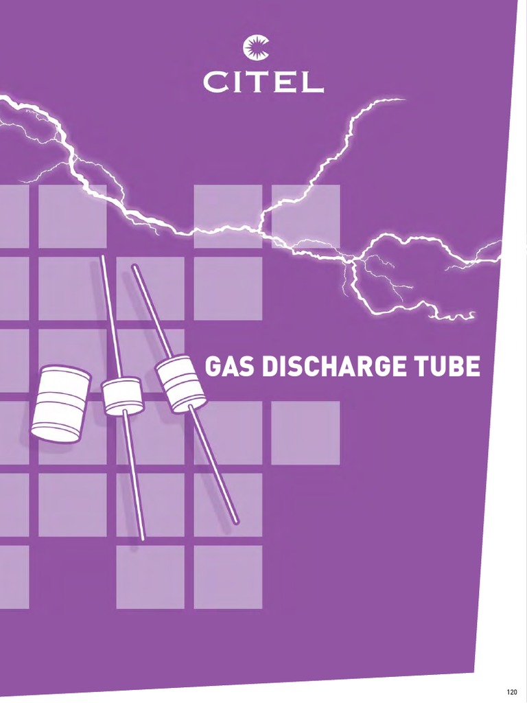 175 Bleskoistky GDT PDF Electrical Breakdown Vacuum Tube
