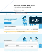Cara Mudah Download Sertifikat PeduliLindungi