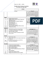 DepEd Monthly School Calendar of Activities For 2022-2023