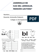 Silabas Compuestas y Comprensión Lectora.