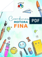 Caderno de Coordenação Motora Fina