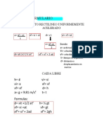 Movimiento Rectilineo Uniformemente Acelerado