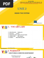 Unit 3. Inside The System