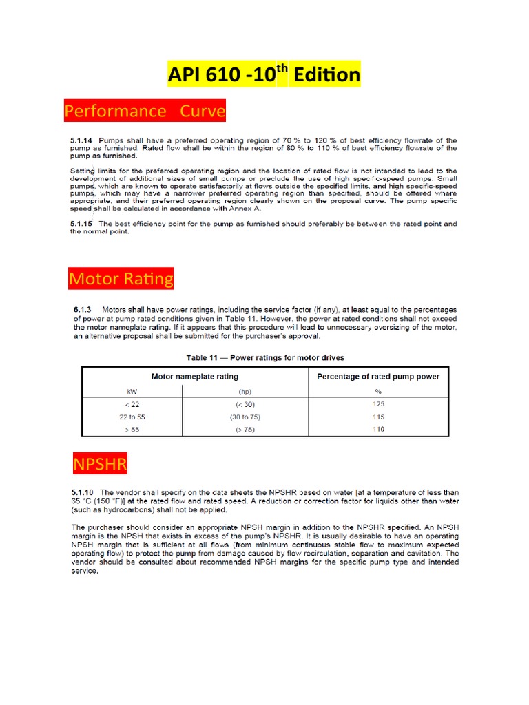 Specific Speed For Centrifugal Pumps Based Api610 – SAWBKZ