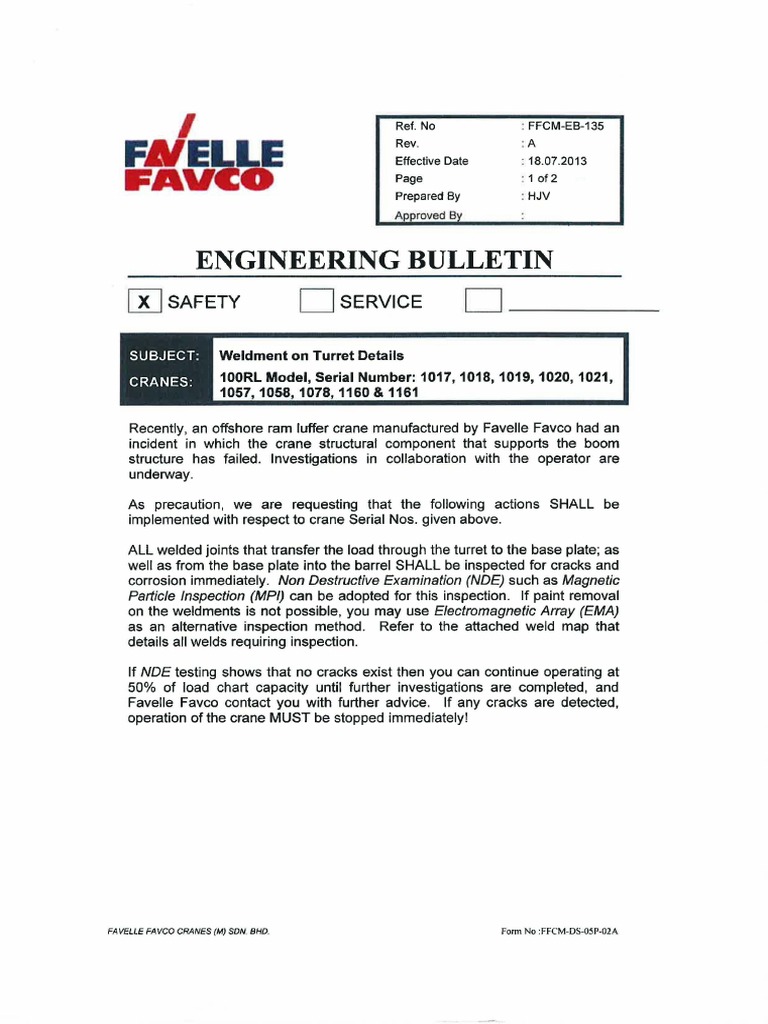 FF Engineering Bulletin PDF