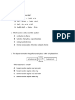 Reversible Reactions (Multiple Choice) QP