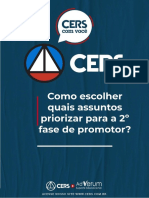 Como Escolher Quais Assuntos Priorizar para A 2a Fase de Promotor?