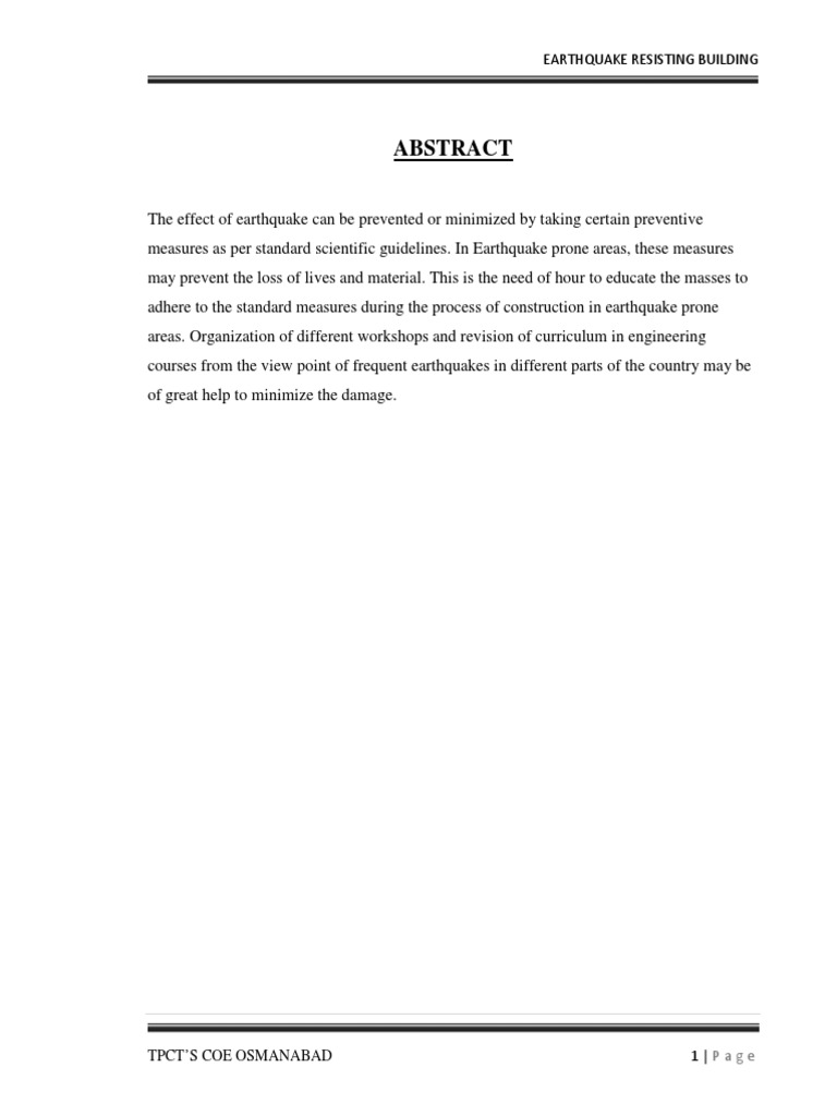 Earthquake-Resistant Buildings Guide | PDF | Earthquake Engineering ...