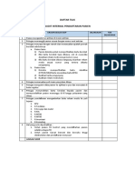 Instrumen Audit Internal Pendaftaran