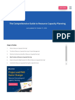 The Comprehensive Guide To Resource Capacity Planning