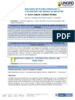 Formato Plan Comunal GRD Actividad 1 y 2 - Juan Carlos Caicedo Rivera - 86047802