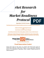 Market Research For Market Readiness Protocol - Oregon State University