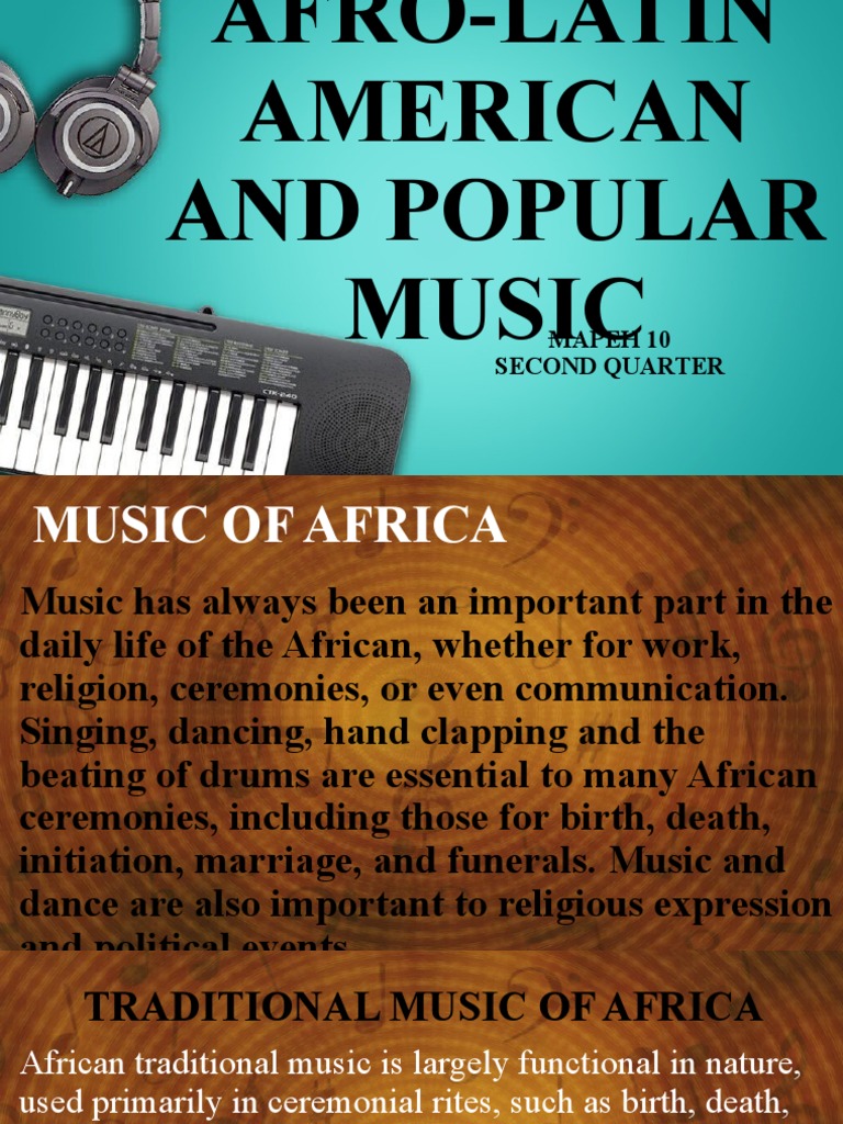 Afro Latin American And Popular Music PDF Blues Dances