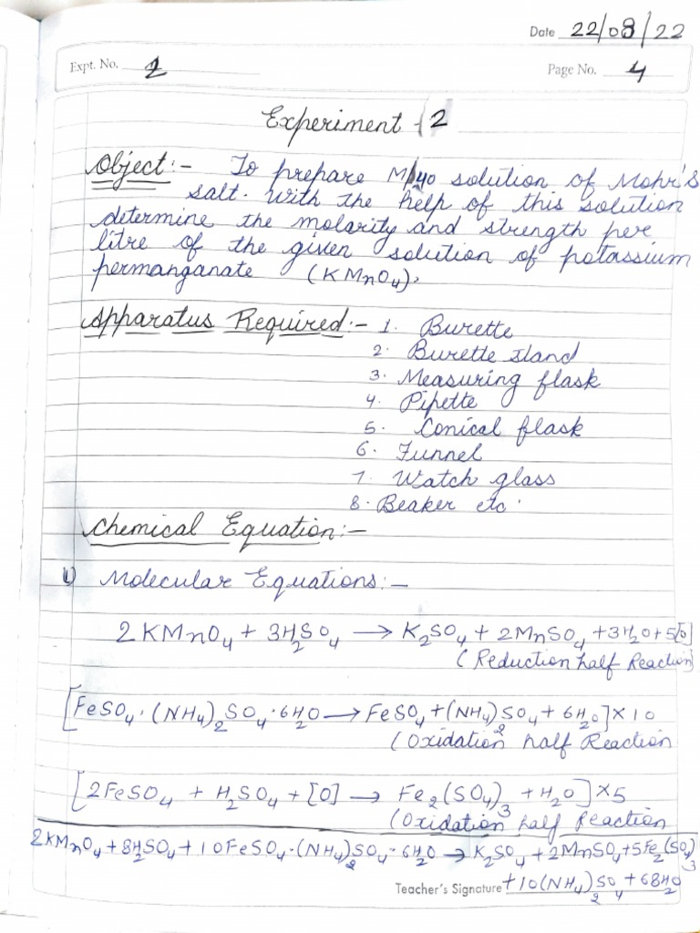 Experiment 2 | PDF