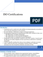 1 - ISO Certifications