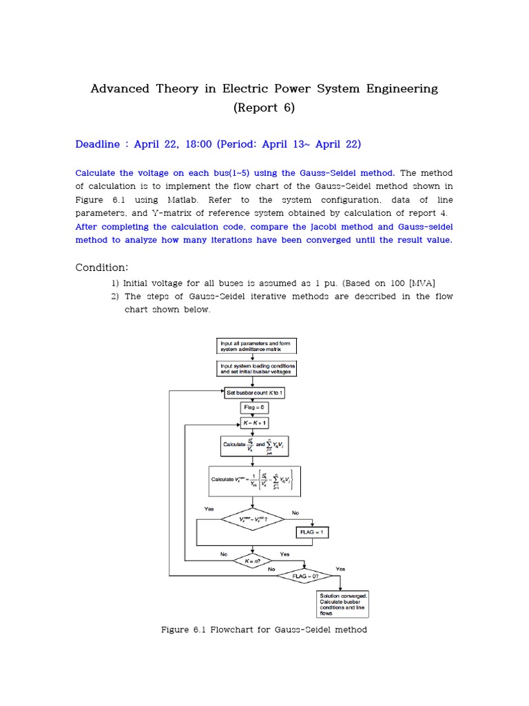 Gauss-Seidel Method Flowchart Guide | PDF | Teaching Methods ...