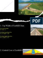Design of Components of Earth Fill Dam