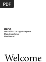 Download BenQ MP721c DLP Projector User Manual by Kvv Satyanarayana SN61777027 doc pdf